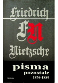 Pisma pozostałe 1876 - 1889