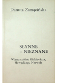 Słynne - nieznane