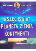 Ilustrowany Atlas Świata Wszechświat Planeta Ziemia Kontynenty