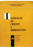 Instrukcje do ćwiczeń z biomechaniki