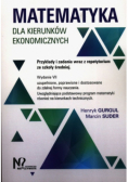 Matematyka dla kierunków ekonomicznych