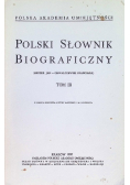 Polski słownik biograficzny Tom III