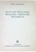 Klucz do oznaczania krajanek i mieszanek ziołowych