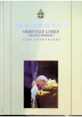 Orientale lumen Jan Paweł II