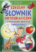 Szkolny słownik ortograficzny z wierszykami autorstwa Tadeusza Rawy