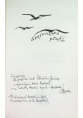 Bezimienne ptaki Autograf autora