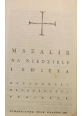 Mszalik na niedziele i święta