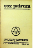 Vox Patrum styczeń czerwiec z 4