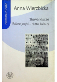 Słowa klucze Różne języki różne kultury