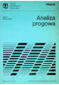 Analiza progowa