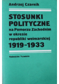 Stosunki polityczne