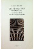 Granice rozumienia i interpretacji