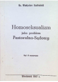 Homoseksualizm jako problem Pastoralno - sądowy