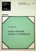 Zarys historii języka łacińskiego