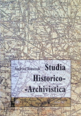 Studia Historico-Archivistica