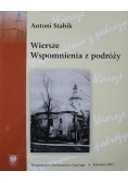 Wiersze Wspomnienia z podróży