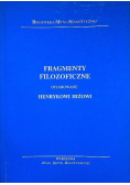 Fragmenty filozoficzne