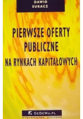 Pierwsze oferty publiczne na rynkach kapitałowych