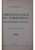 Chrześcijanin na samotności 1931 r.