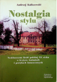 Nostalgia stylu