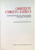 Obrzędy chrztu dzieci