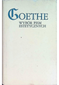Goethe Wybór pism estetycznych