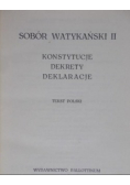 Sobór Watykański II Konstytucje dekrety deklaracje