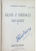 Głos z oddali 1921 r.