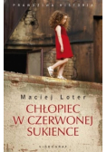 Chłopiec w czerwonej sukience