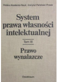 System prawa własności intelektualnej Tom III