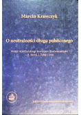 O neutralności długu publicznego