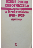 Dzieje ruchu robotniczego 1918 - 1939 Część II