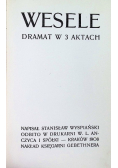 Wesele dramat w 3 aktach 1908 r.