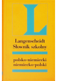Słownik szkolny polsko-niemiecki niemiecko-polski
