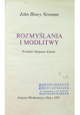 Rozmyślania i modlitwy