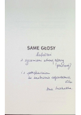 Same głosy