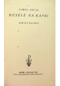 Wesele na Kapri 1924 r.