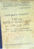 Instrukcja piechoty 7,62 mm ręczny karabin maszynowy