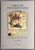 Lektury Polonistyczne Tom I