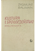 Kultura i społeczeństwo Preliminaria