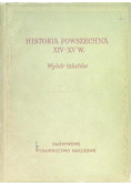 Historia Powszechna XIV XV Wybór tekstów