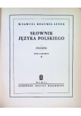 Słownik Języka Polskiego Tom IV