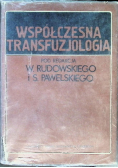 Współczesna transfuzjologia