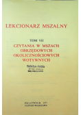 Lekcjonarz mszalny Tom VII