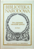 Idee programowe romantyków polskich  Antologia