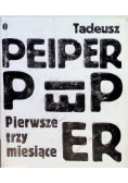 Pierwsze trzy miesiące