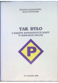 Tak było Z dziejów przymusowych robót w Niemczech 1940 - 1945