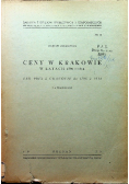 Ceny w Krakowie w latach 1796 - 1914, 1950 r.