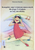 Konspekty zajęć rytmiczno-muzycznych dla grupy 5-6 latków na cały rok szkolny