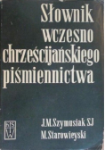 Słownik wczesnego chrześcijańskiego piśmiennictwa
